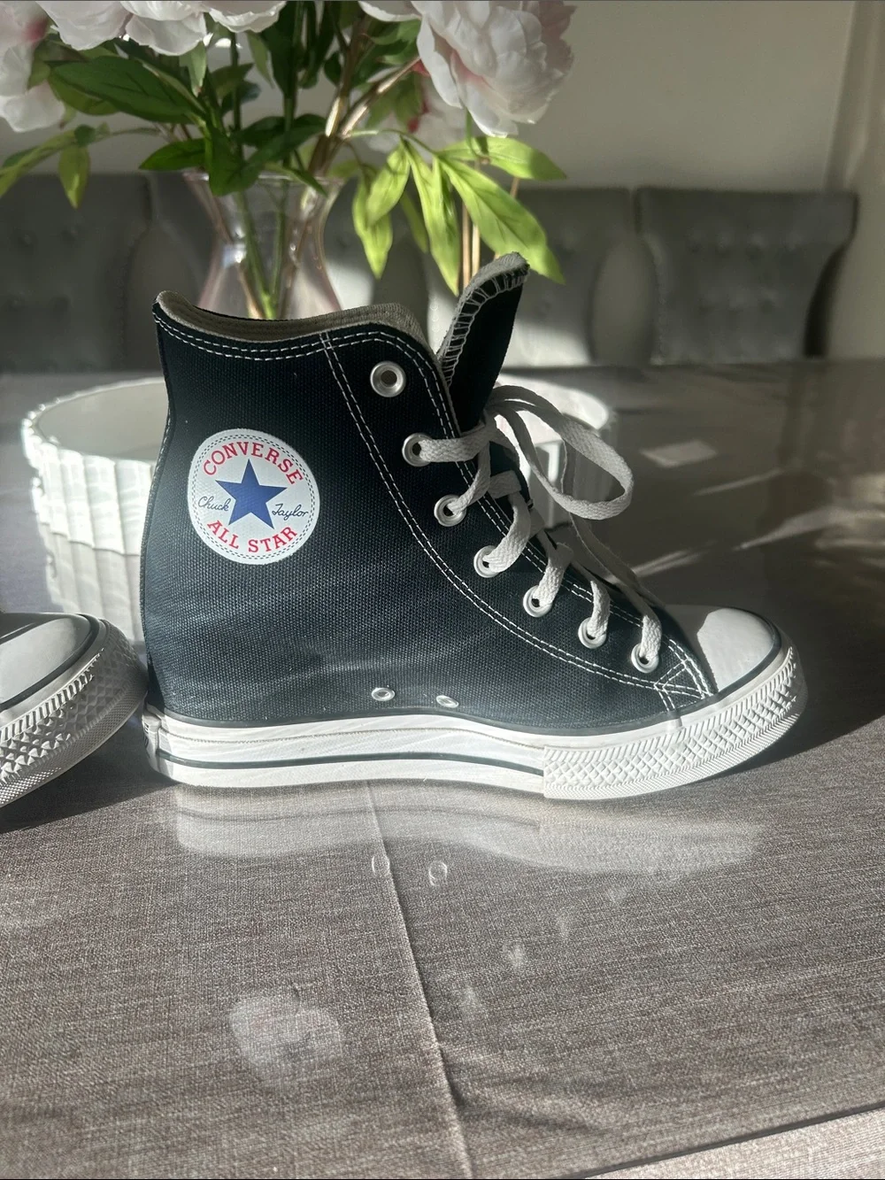 Converse black high